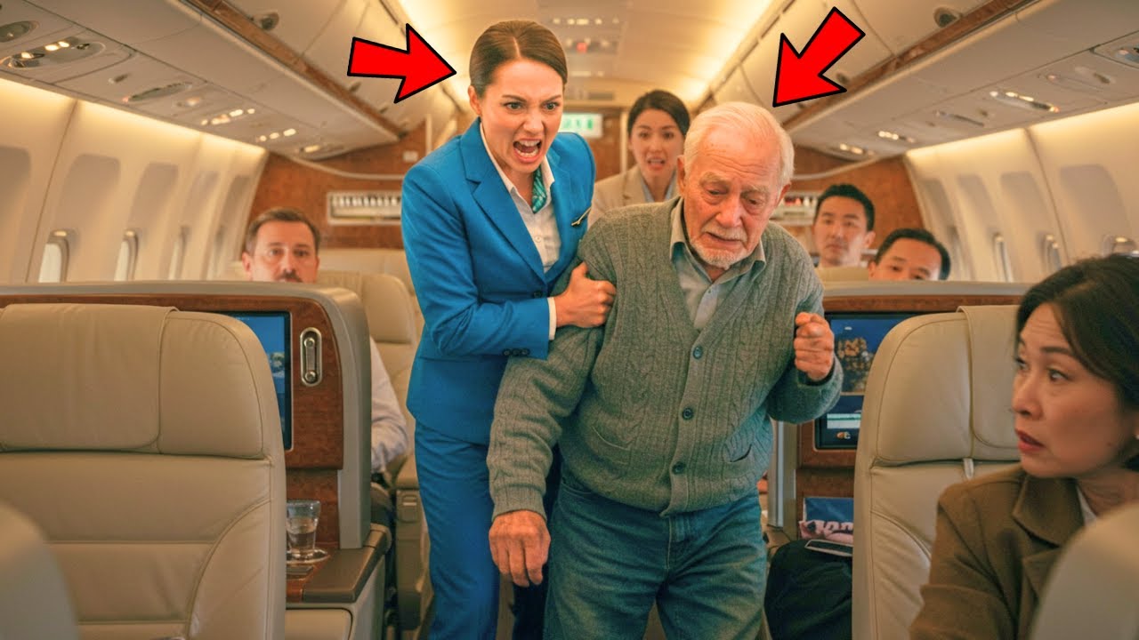 VYVLÉKLI Starce z První Třídy... Neměli TUŠENÍ že byl MAJITEL AEROLINEK