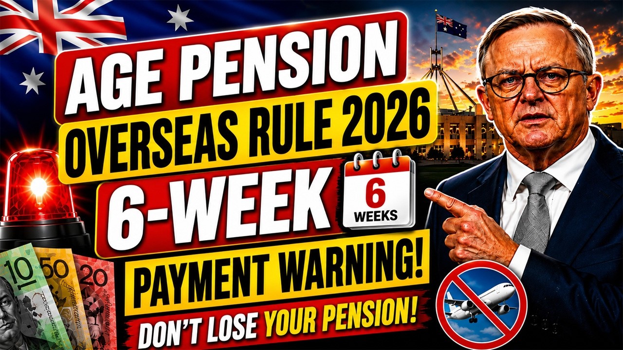 🚨 Age Pension Overseas Rule 2026 | 6-Week Payment Warning Explained | Don&rsquo;t Lose Your Pension