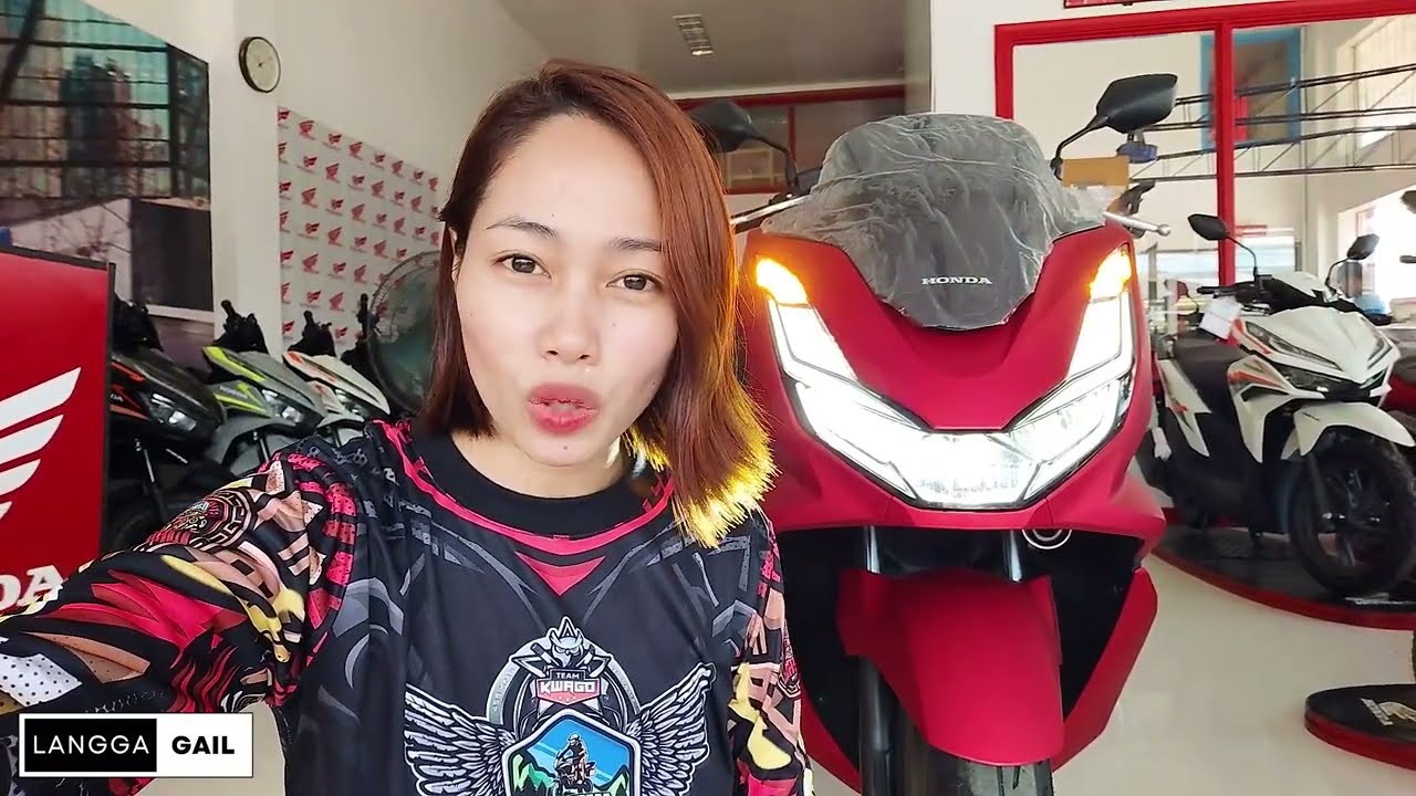 Matte Red Honda PCX 160 ABS 2023 Lady Rider Review! Langga Gail SRP, Monthly, Downpayment