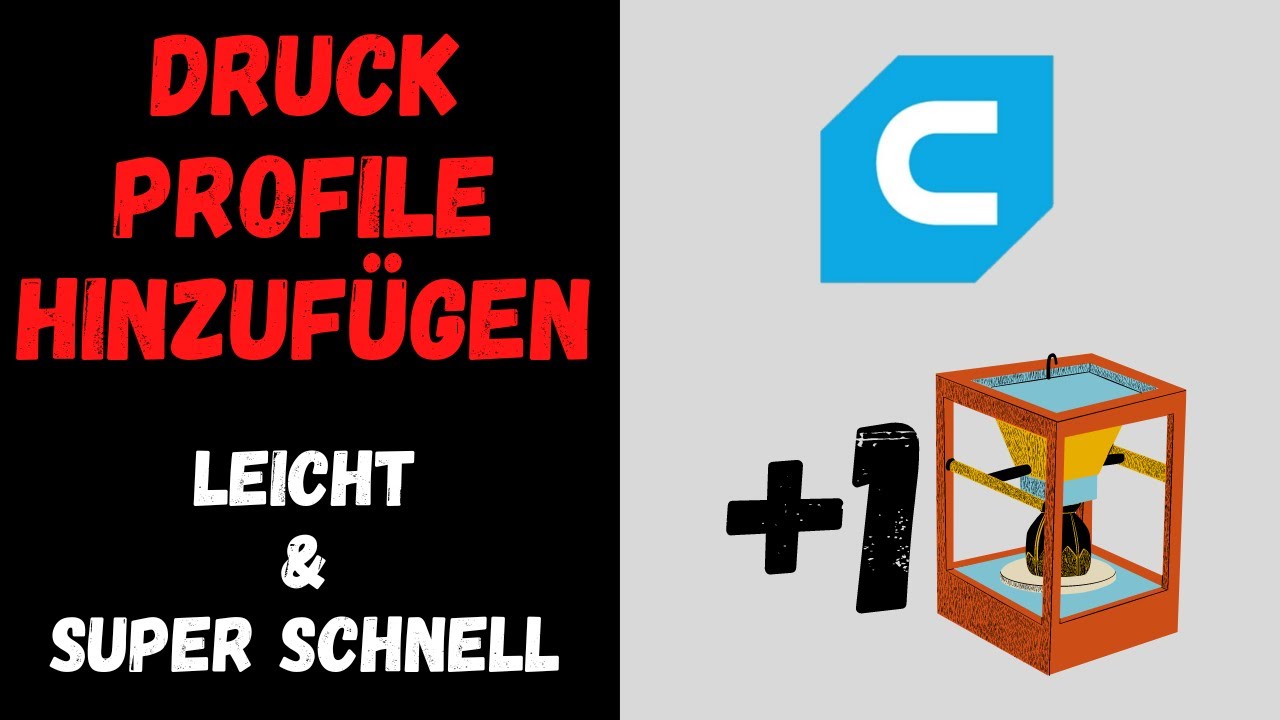 Cura Druck-Profile importieren: Profile aus anderen Quellen hinzuf&uuml;gen