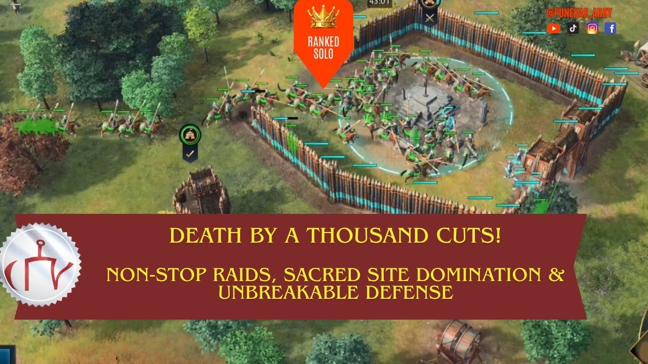 Highlight: AOE IV | Ranked | Golden Horde Gameplay - Death by 10000 cuts