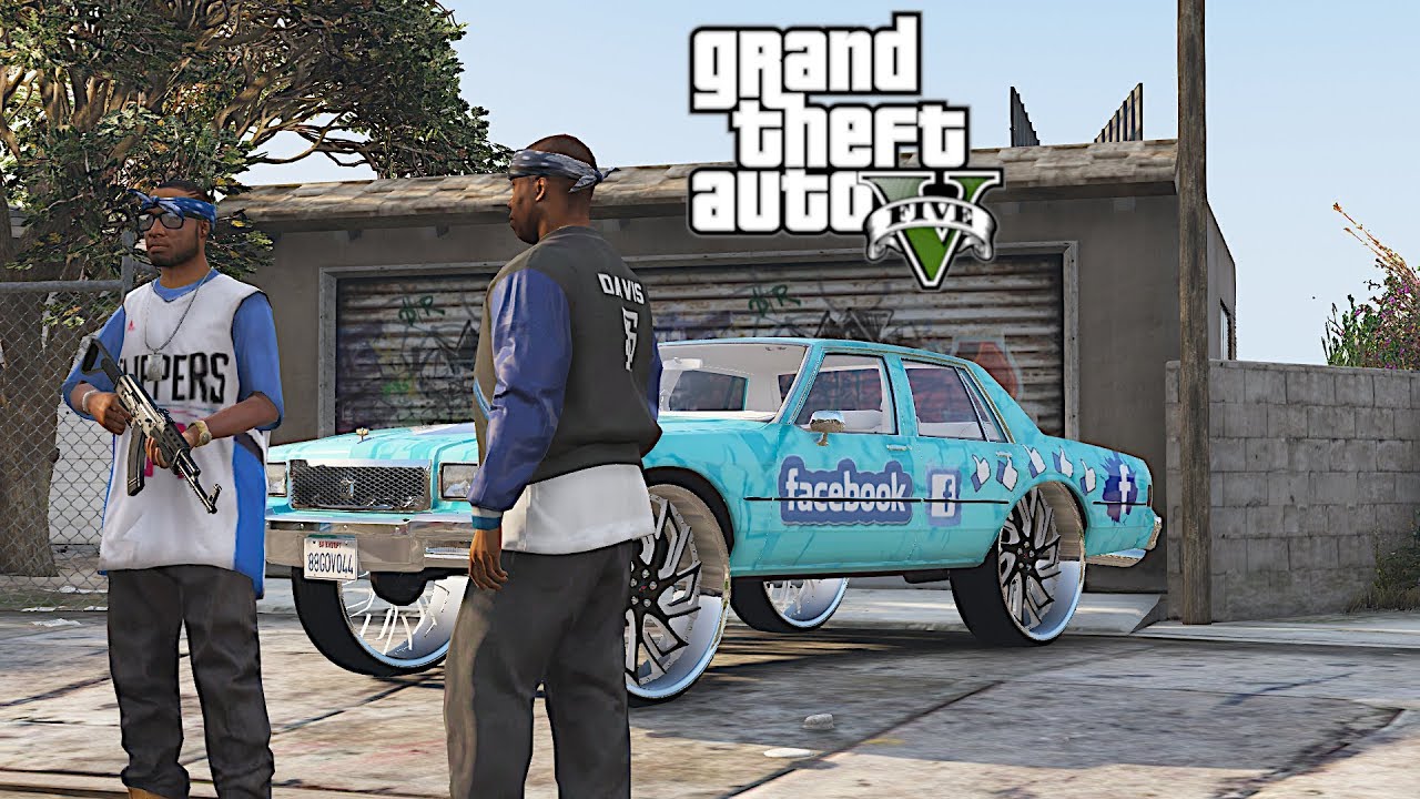 Crips Gang War! GTA 5 Real Life Gang Mod! Roleplay