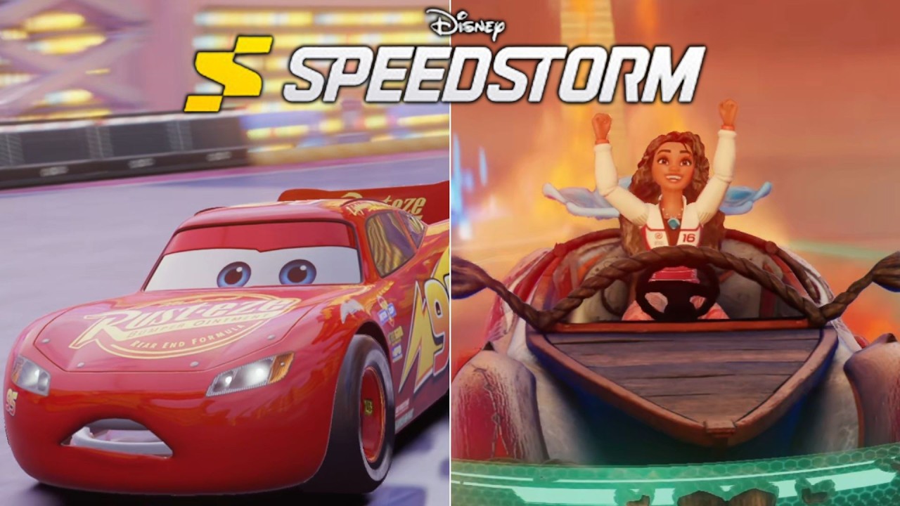 Disney Speedstorm (PC) // Online Races - Season 18 Cars (Lightning McQueen, Moana, Gaston)