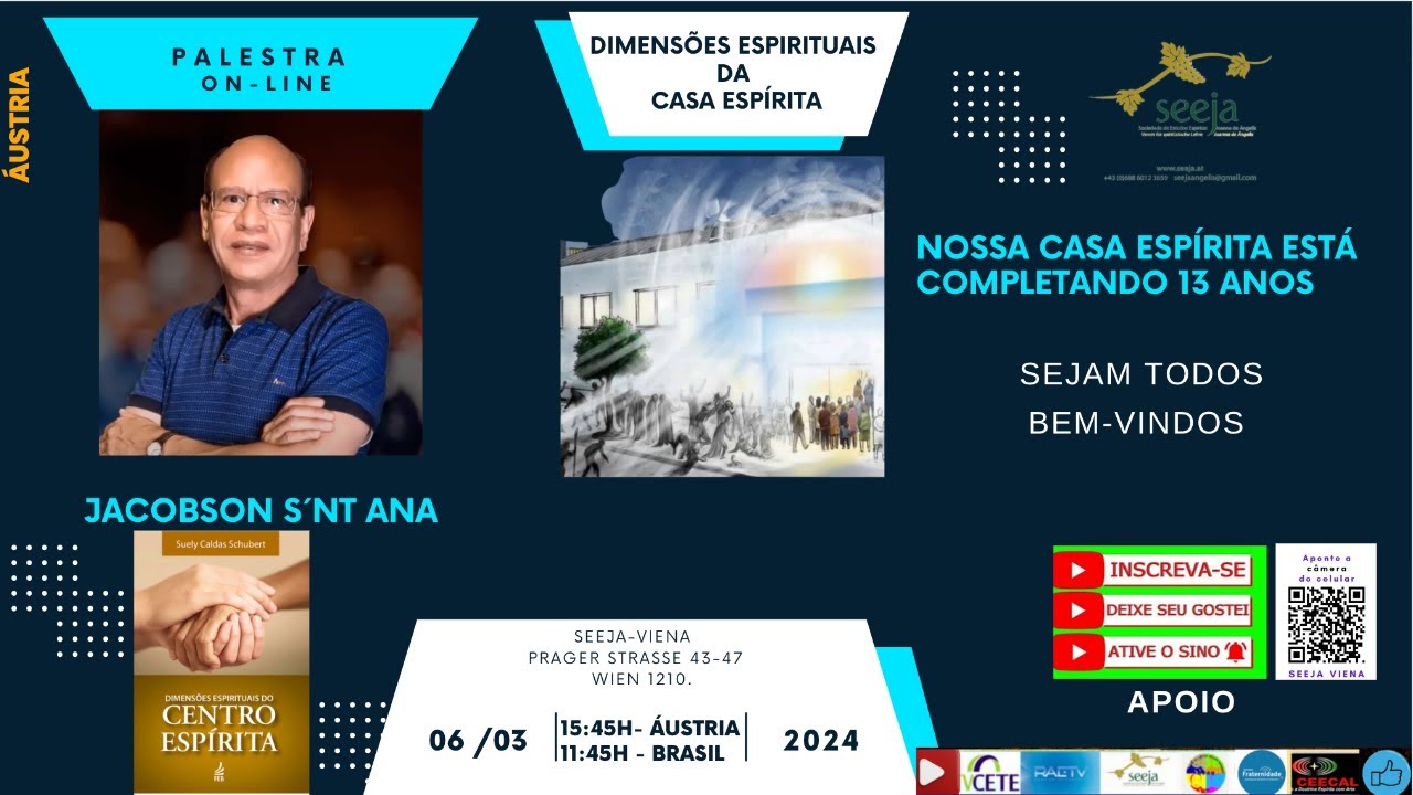 DIMENSÕES ESPIRITUAIS  DA  CASA ESPÍRITA - com Jacobson Sant´Ana Trovão