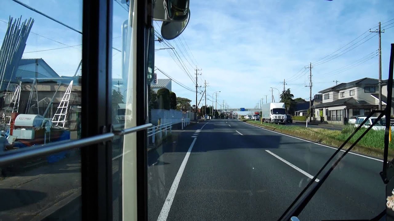 【前面展望】東海駅西口～笠松運動公園～水戸駅【茨城交通_日本縦断中!】
