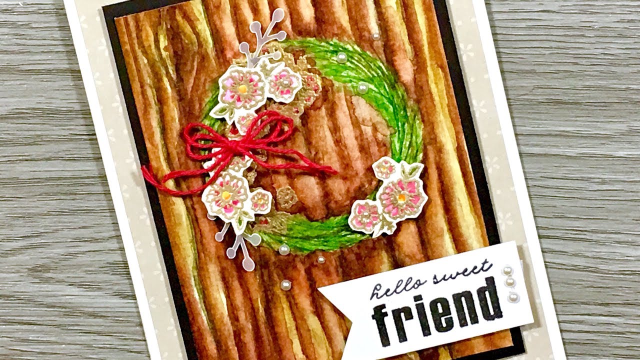 Paper Pumpkin February 2018 Alternate 5 | Wreath Card Alternative