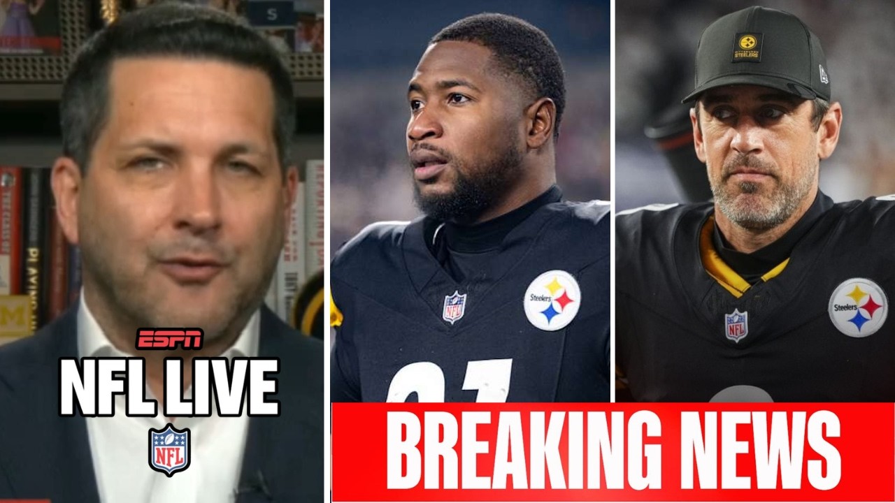 NFL LIVE | Adam Schefter has latest on Aaron Rodgers' future, Steelers release TE Jonnu Smith