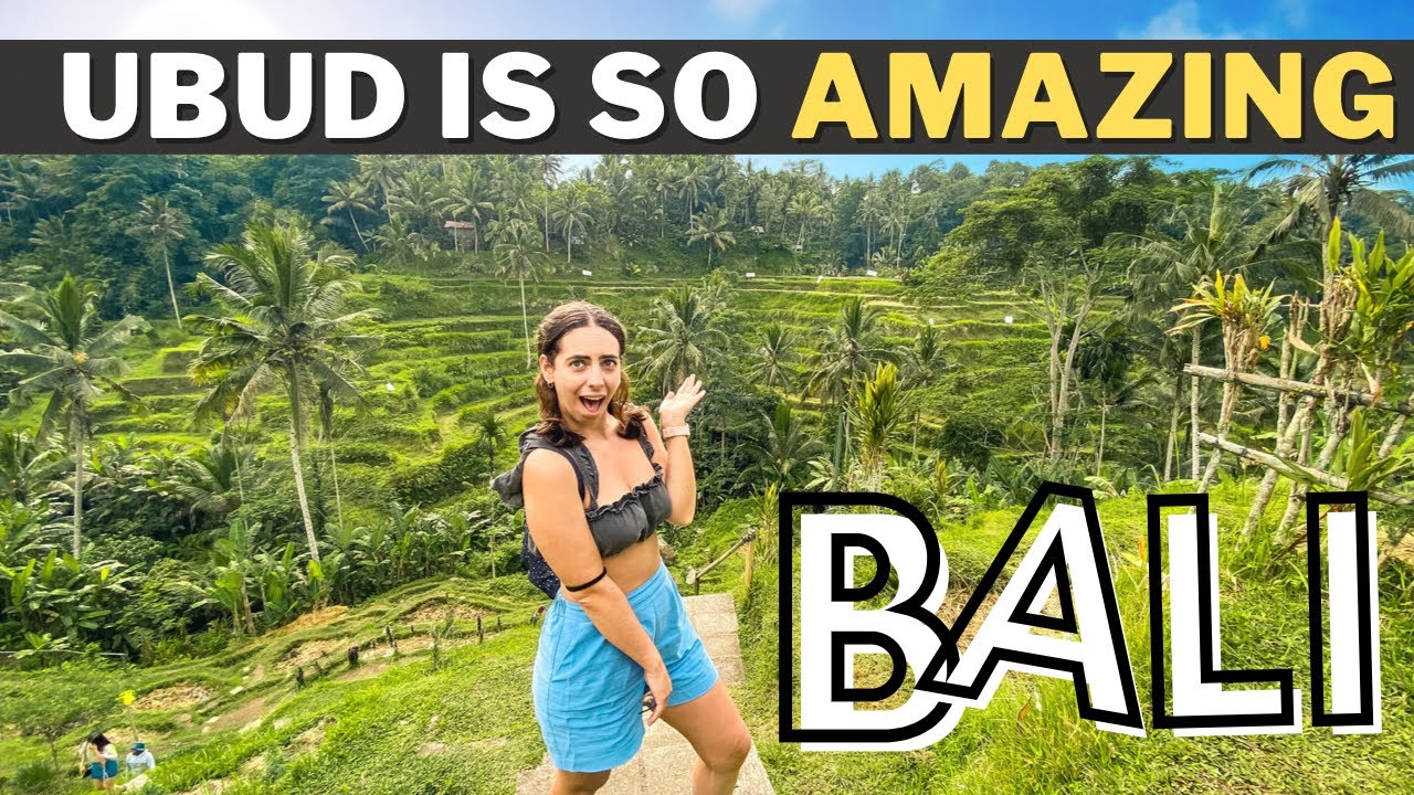 WHAT TO DO IN UBUD: Bali Rice Field Walks & Market | Best things to do | Bali Travel Vlog 2022 4K
