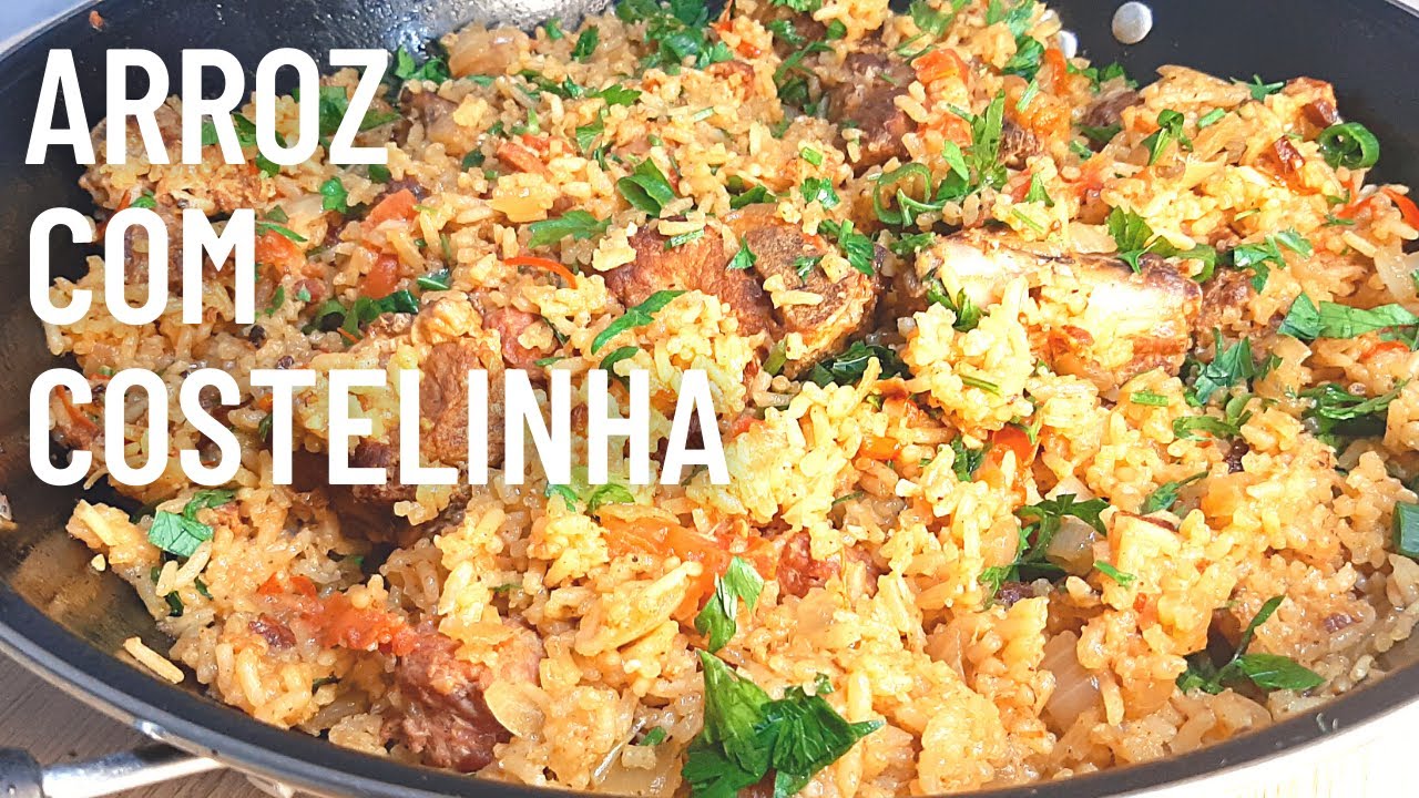 ARROZ COM COSTELINHA DE PORCO | Comida da Roça