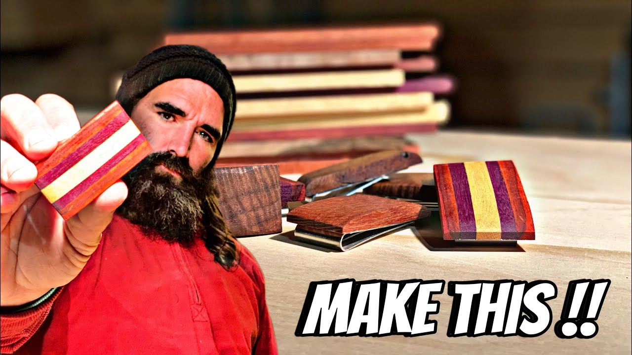 Make these Awesome Money Clips with your scrap wood