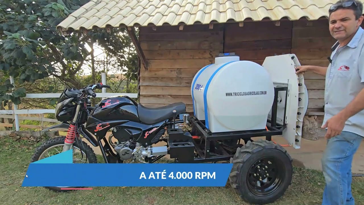 ENTREGA TÉCNICA PULVERIZADOR TURBO JC200 EVOLUTION 2024 JC TRICICLOS AGRICOLAS