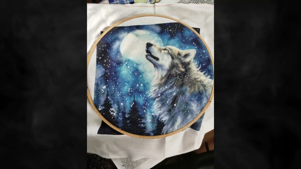 Letitstitch Kit - Midnight snowfall - counted x-stitch