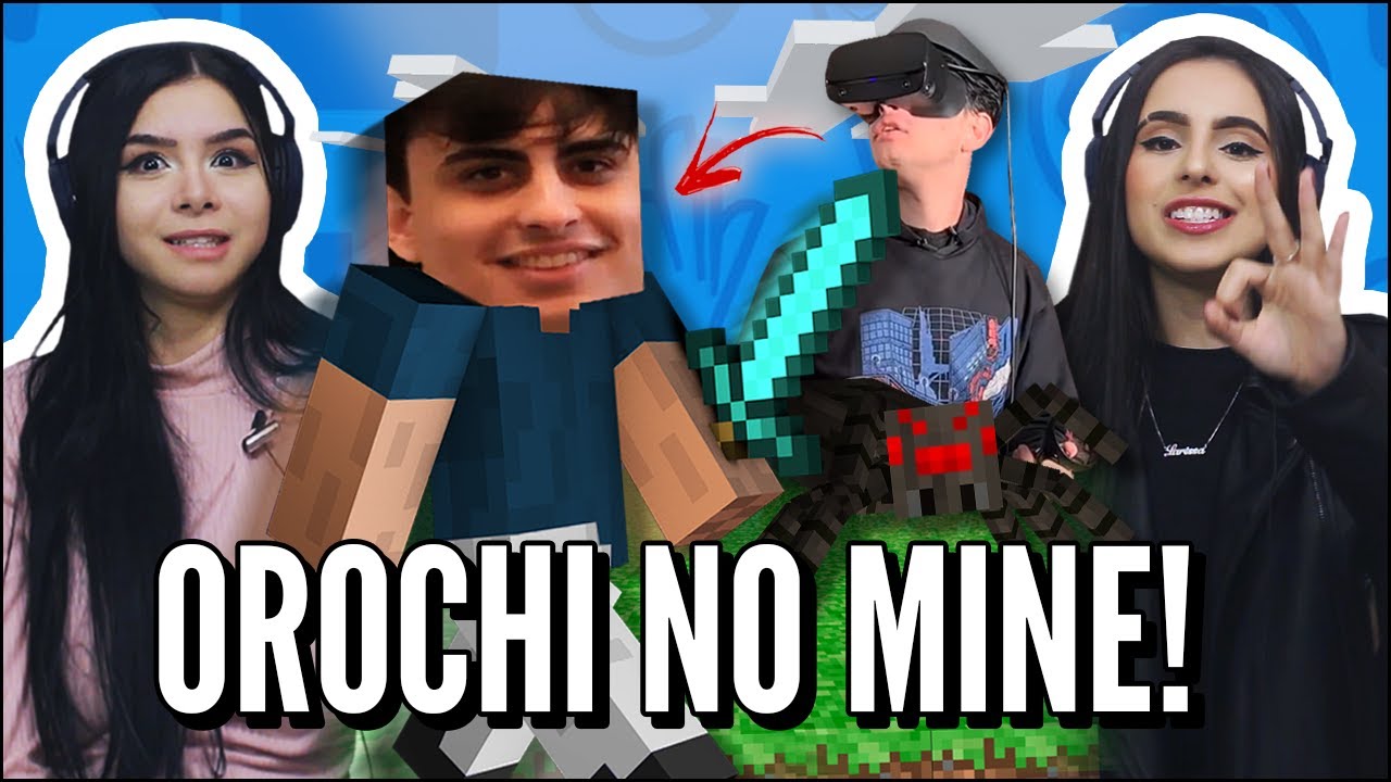 OROCHI AGORA MORA NO MINECRAFT VR - OROCHINHO (JOVENS REAGEM)