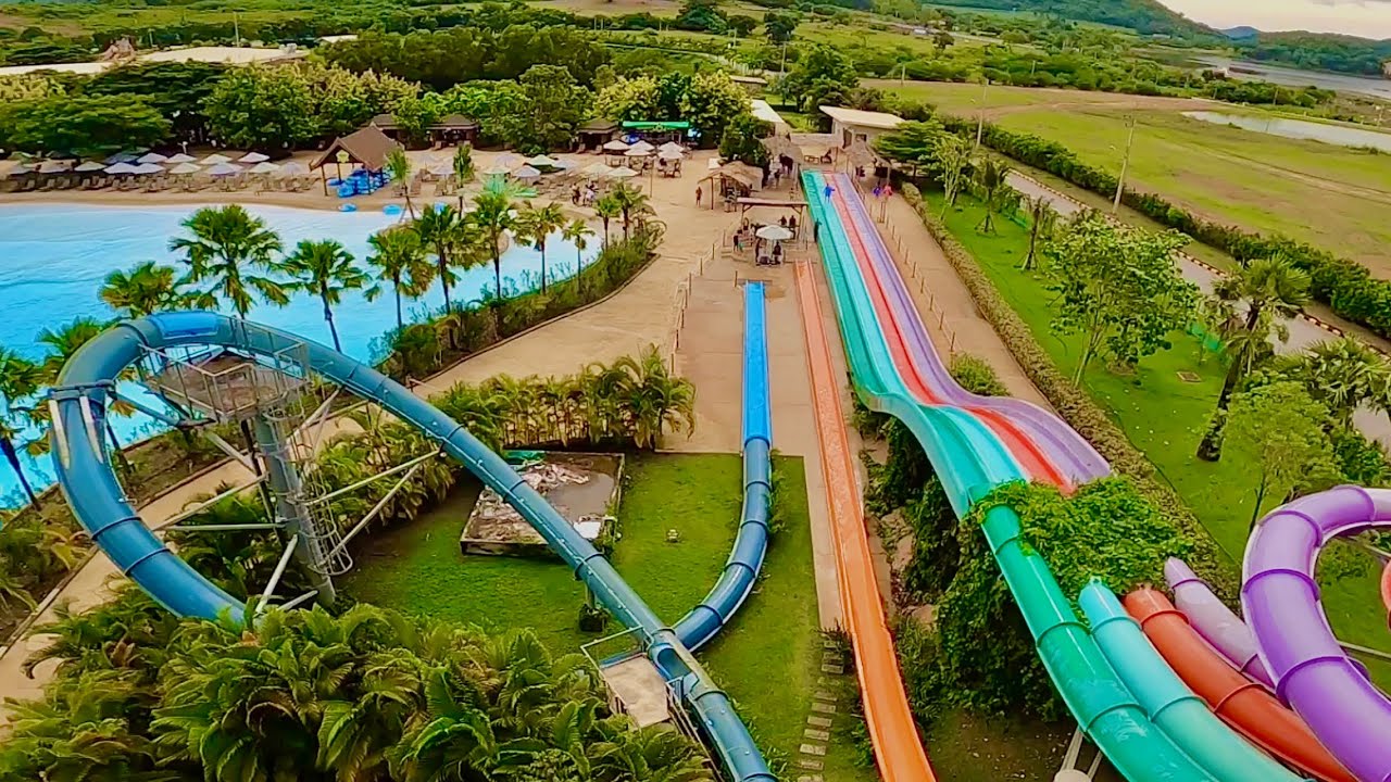 Try All Waterslides at Ramayana Waterpark in Pattaya, Thailand