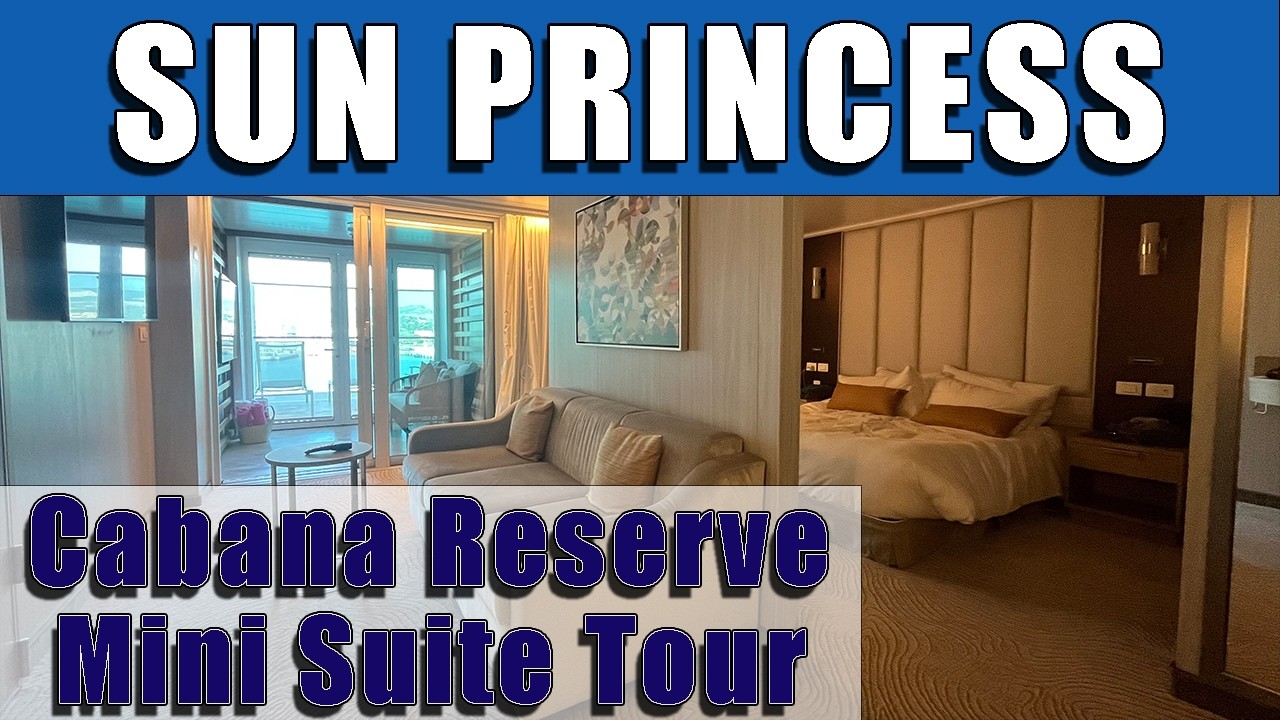 MASSIVE! Sun Princess Cabana Mini Suite - Tour of Accessible Cabin 9361!
