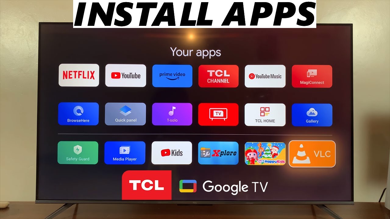 TCL Google TV: как устанавливать приложения