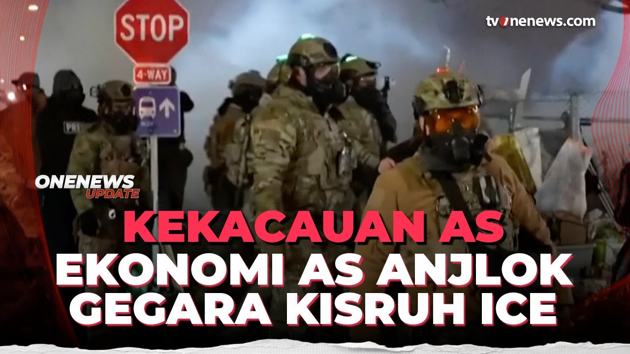 Ekonomi Warga AS Anjlok Imbas Konvrontasi & Penyergapan ICE | OneNews Update