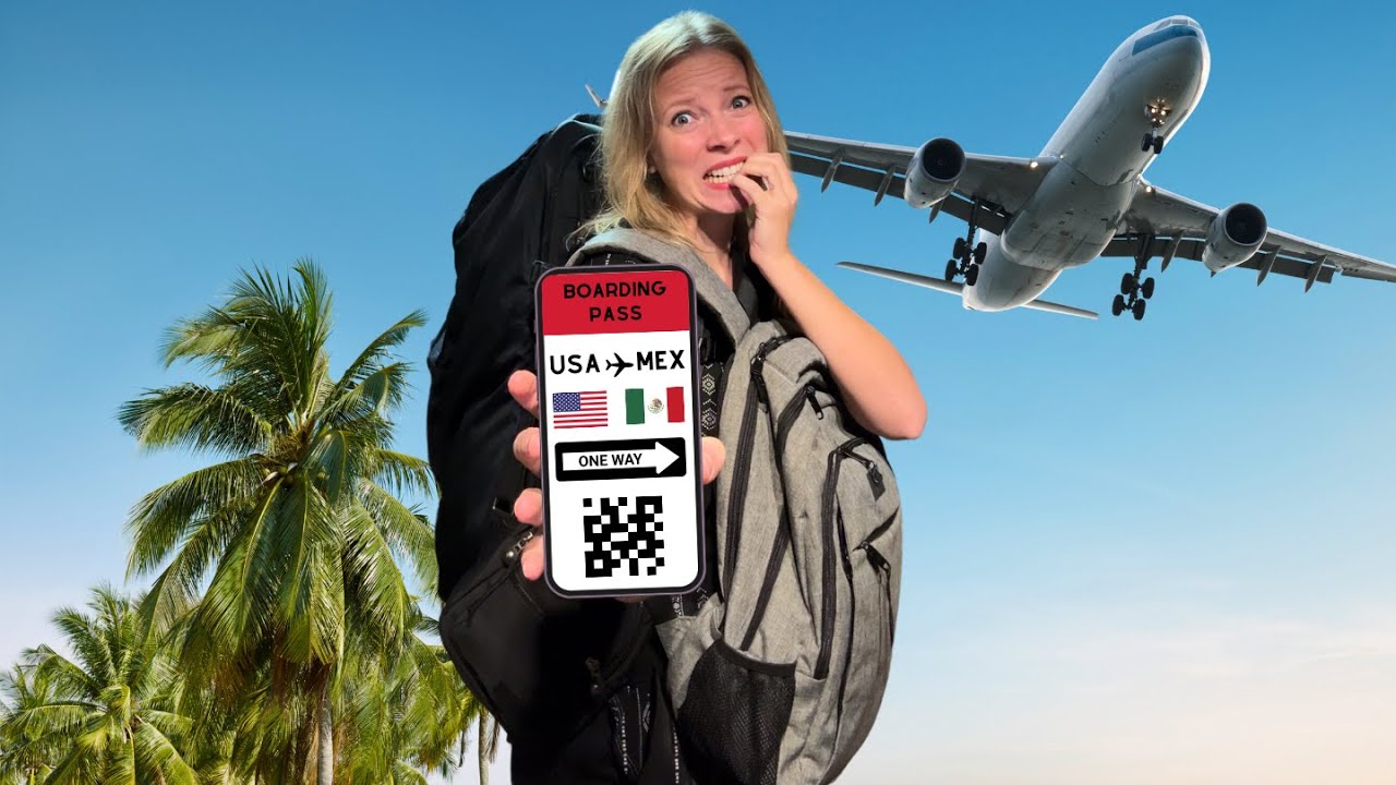 I took a ONE-WAY Flight to MEXICO! (scared but doing it anyway)