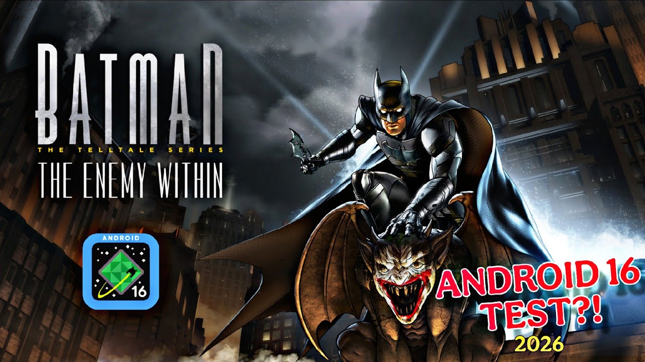 Batman The Enemy Within on Android 16 (2026) | Gameplay Test & Performance 🦇📱