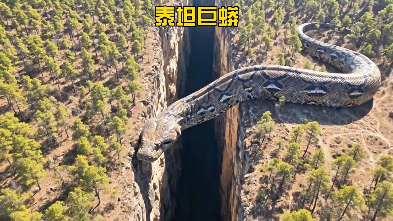 史前巨兽泰坦巨蟒对抗6只霸王龙