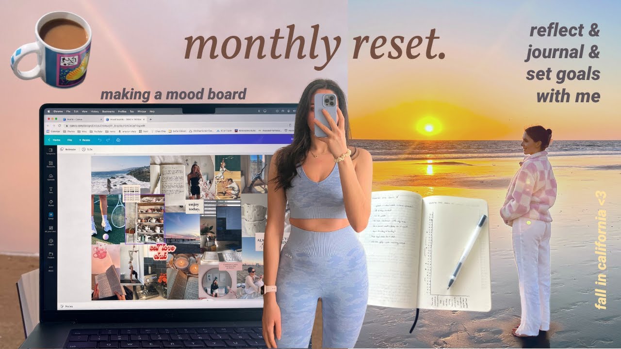 NOVEMBER MONTHLY RESET to get my life back together  🤍 productive & relaxing vlog