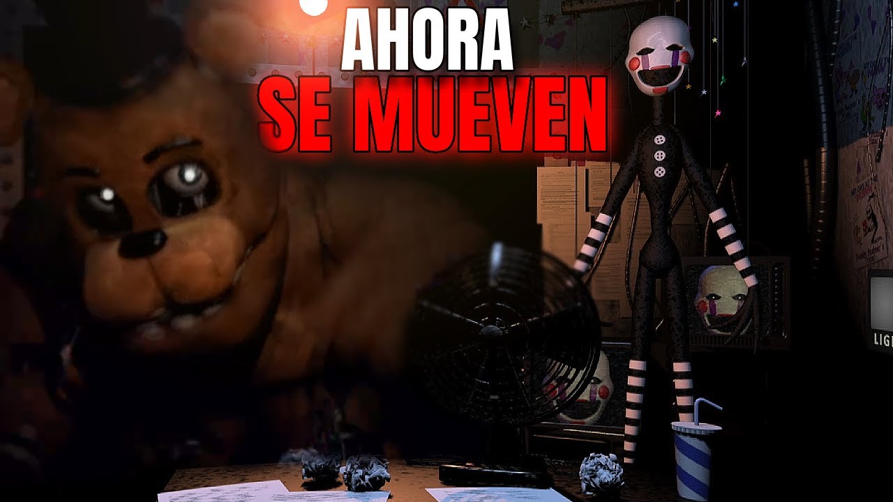 Los Animatronicos Se MUEVEN En Tiempo REAL...