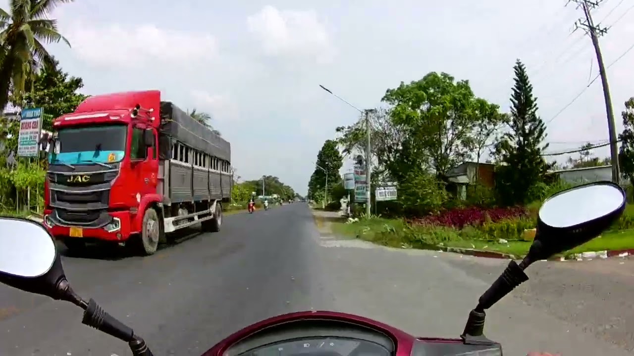 Quốc lộ 61B, QL61.  Đoạn đi từ Tx Long Mỹ đến ng&atilde; 3 C&aacute;i Tắc gi&aacute;p với QL 1A. Hậu Giang. Trưa 12.2022.