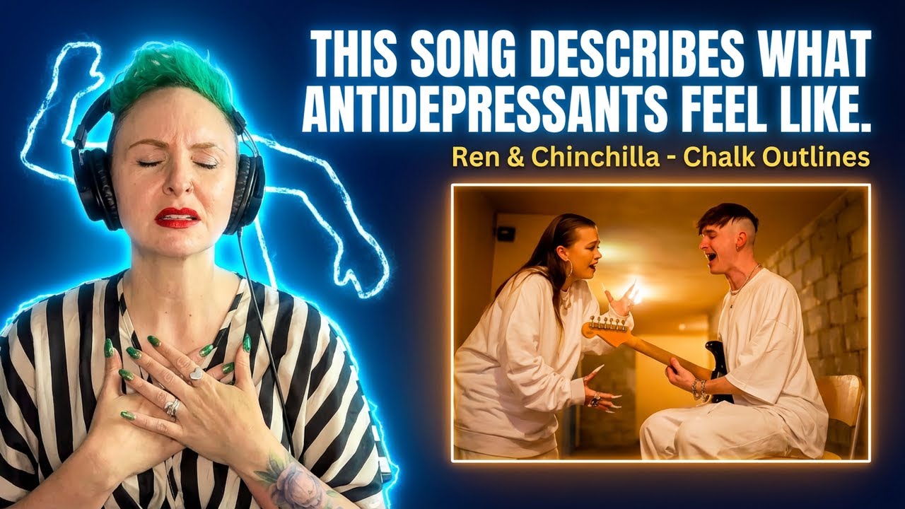 This Song Describes What Antidepressants Feel Like | Ren & Chinchilla - Chalk Outlines Reaction