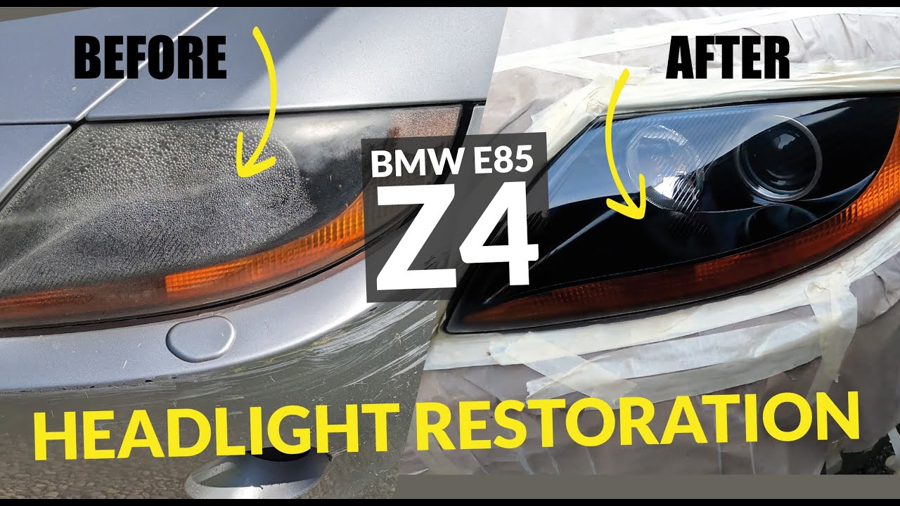 BMW Z4 HEADLIGHT RESTORATION