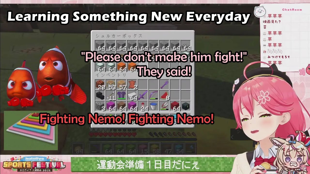 Miko Just Realized That The Movie Title Is Not Fighting Nemo After Talking About Ikura With Polka