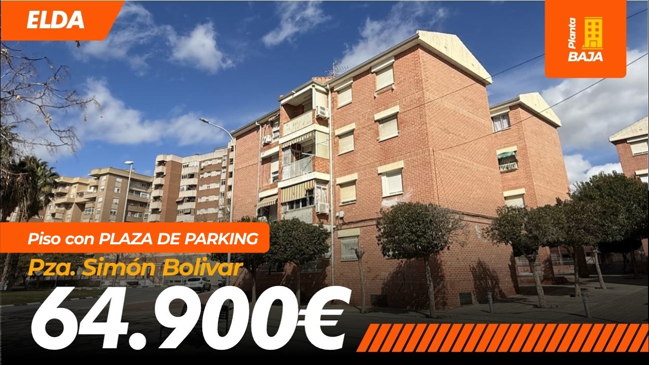 IMBX637 // ELDA/ PZA. SIM&Oacute;N BOLIVAR/ 64.900&euro; / PLANTA BAJA / PLAZA DE PARKING
