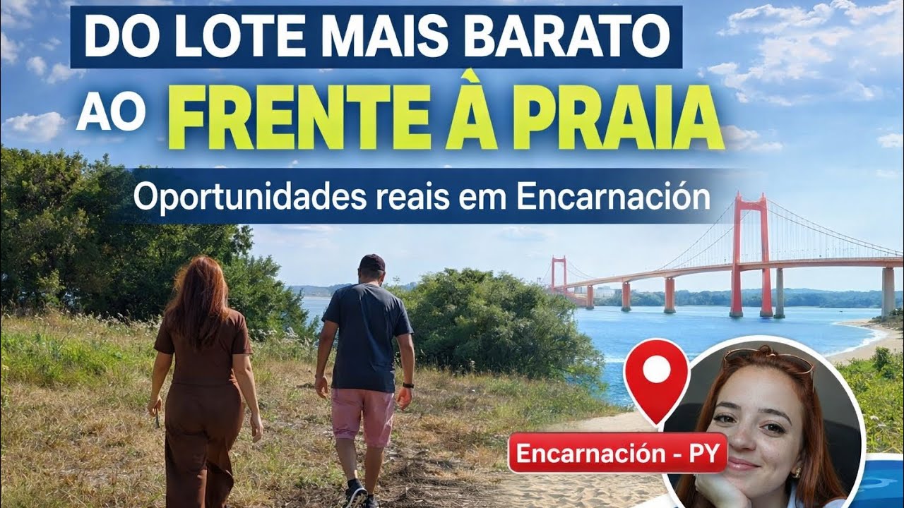 Seu lote em Encarnación: opções econômicas e frente a praia San Isidro