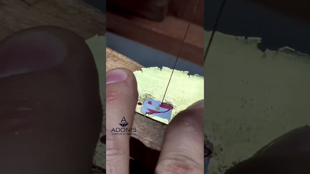 #making a #peru map #pendant in #18kgold.                        I do not own copyright to this song