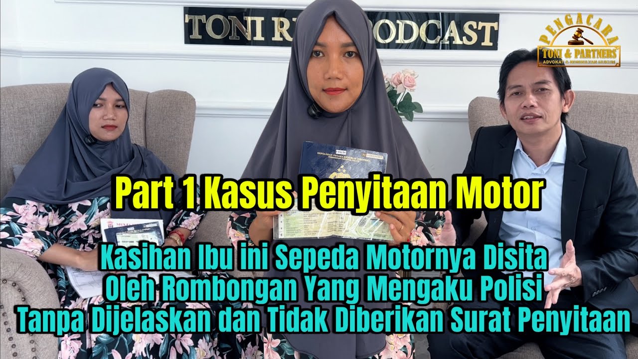Sepeda Motor Disita Oleh Rombongan Yang Mengaku Dari Polisi Tapi Tidak Ada Surat Penyitaan