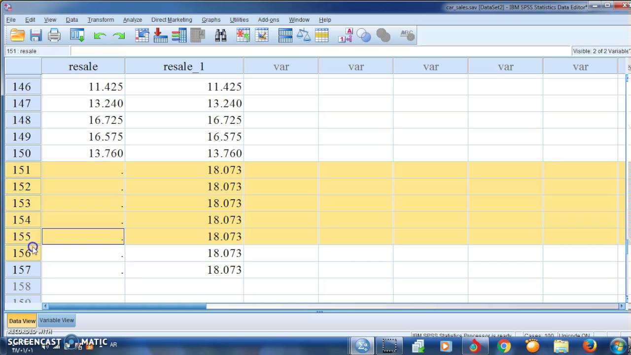 #SPSS V.23 : Lesson 20  تبديل القيم المفقودة Replace Missing Values