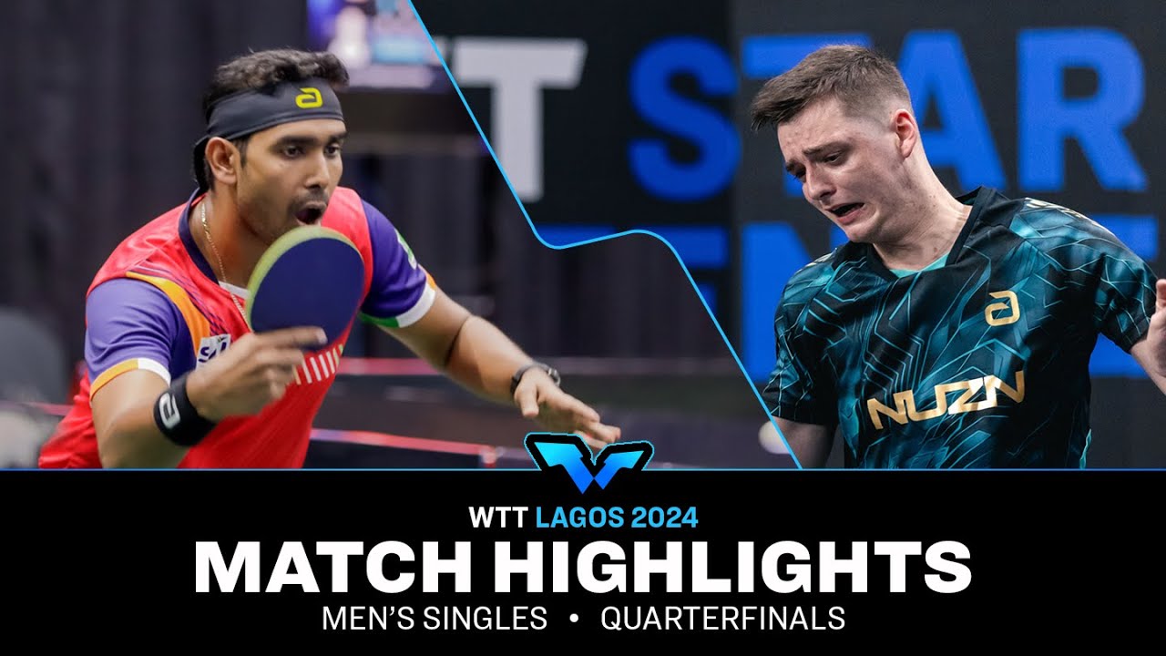 Sharath Kamal Achanta vs Thibault Poret | MS QF | WTT Contender Lagos 2024