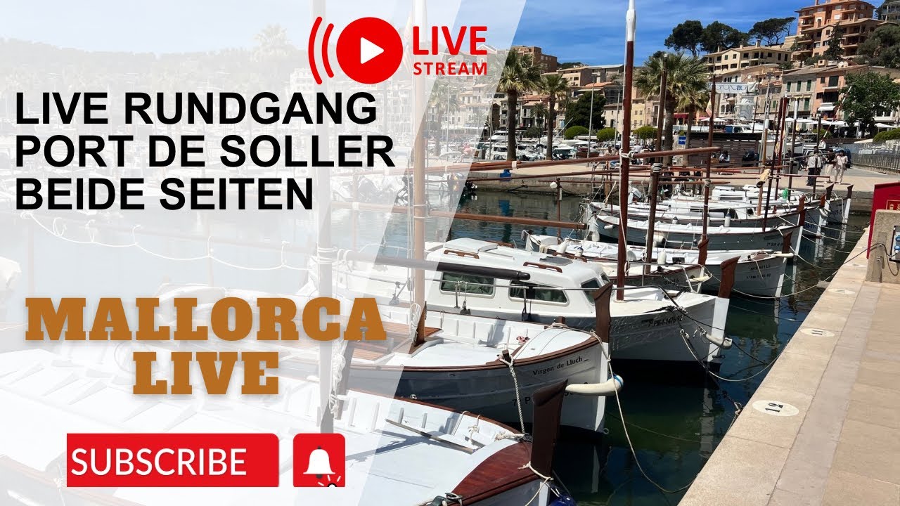 Live aus Port de Soller 💚 - mal schauen ob es mit der Software läuftu