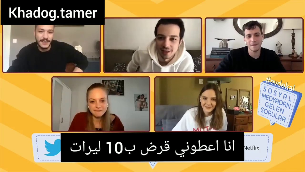 بث onedio مع ابطال مسلسل love 101 مترجم بجودة عالية #aşk101 القسم الأول alina boz kubilay aka