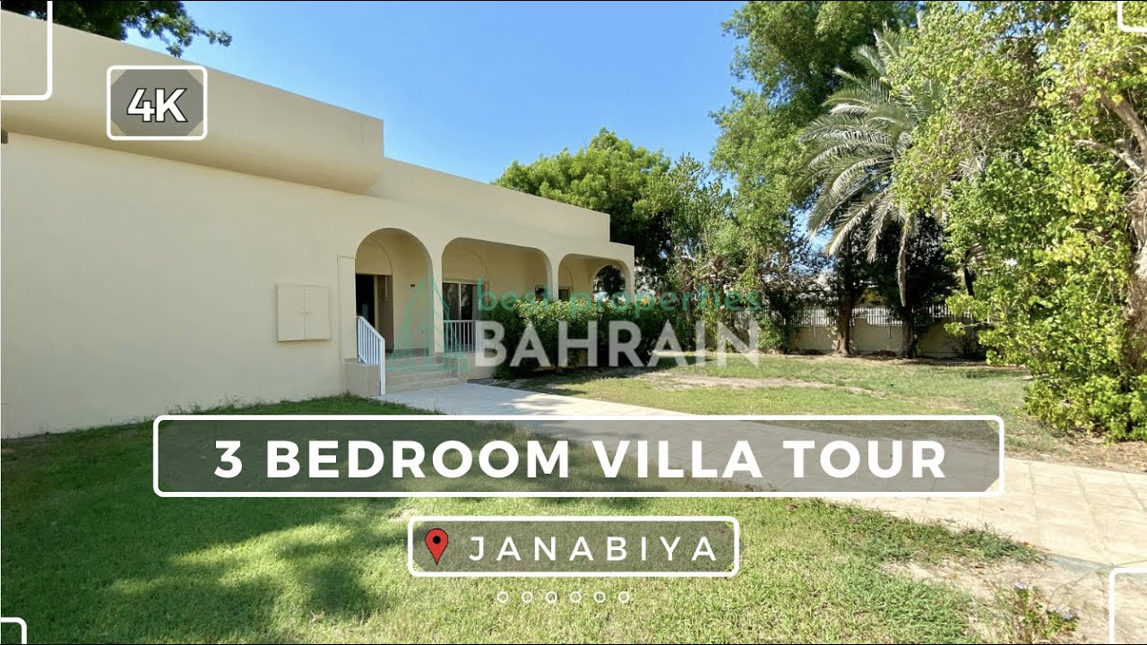 Single Storey 3 Bedroom Villa with Large Garden - Janabiya , Bahrain