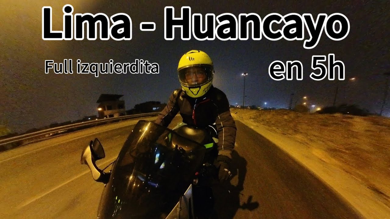Ruta de Lima a Huancayo en Moto 🇵🇪