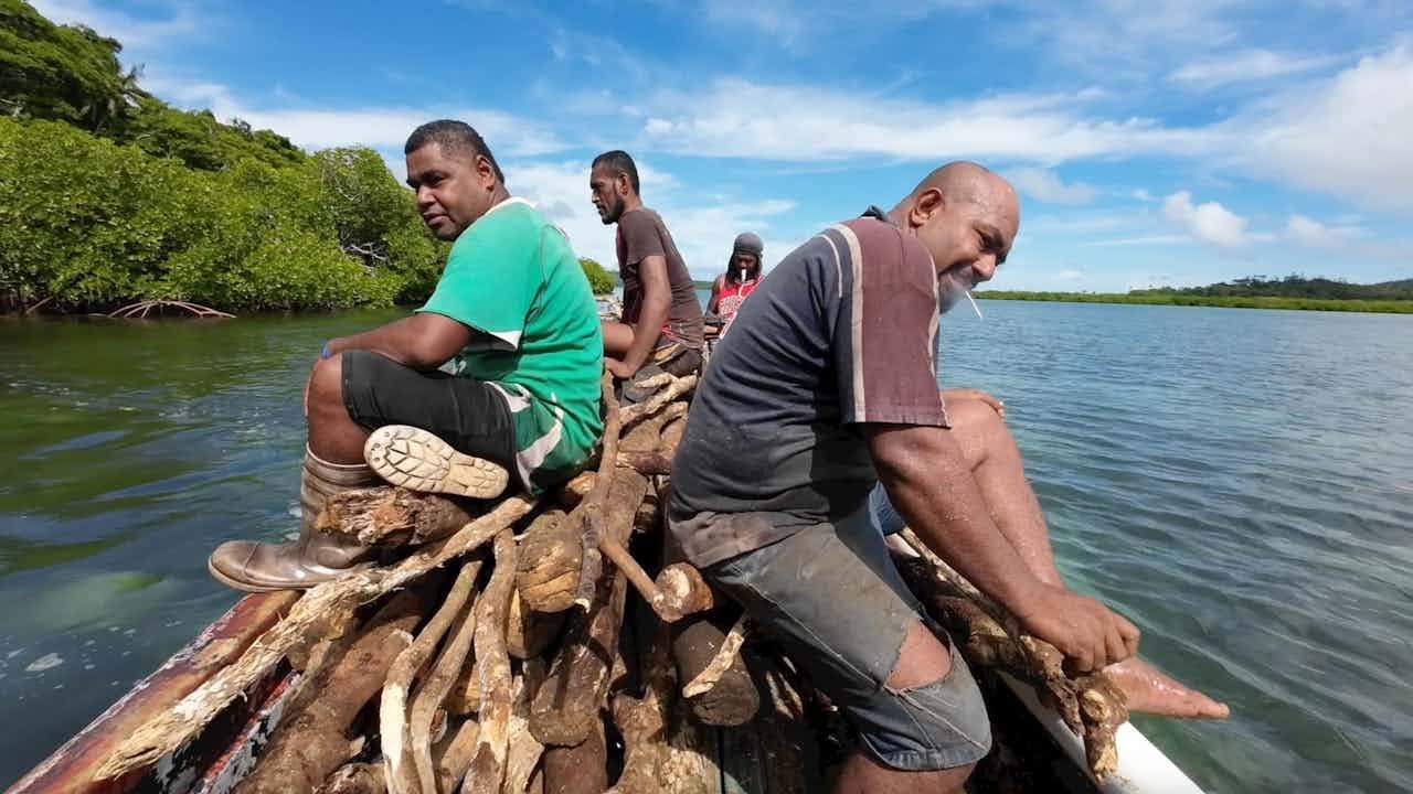Preparing Firewood For The Upcoming Village Function🪵🇫🇯