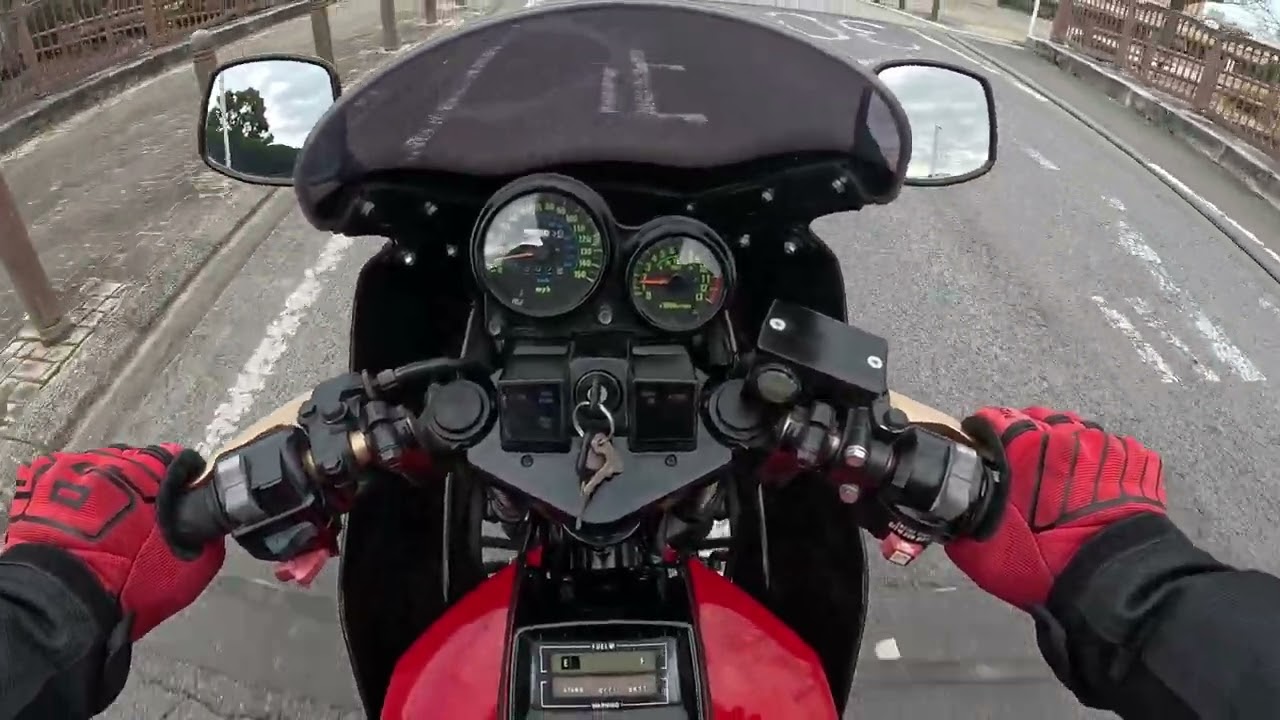 GPZ550 　パワフルさと軽快さを両立した使い勝手抜群のGPZ！【走行動画】