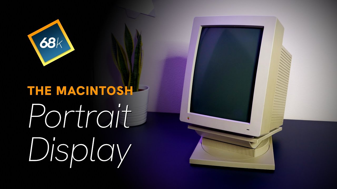 The Macintosh Portrait Display, Apple's Tall CRT