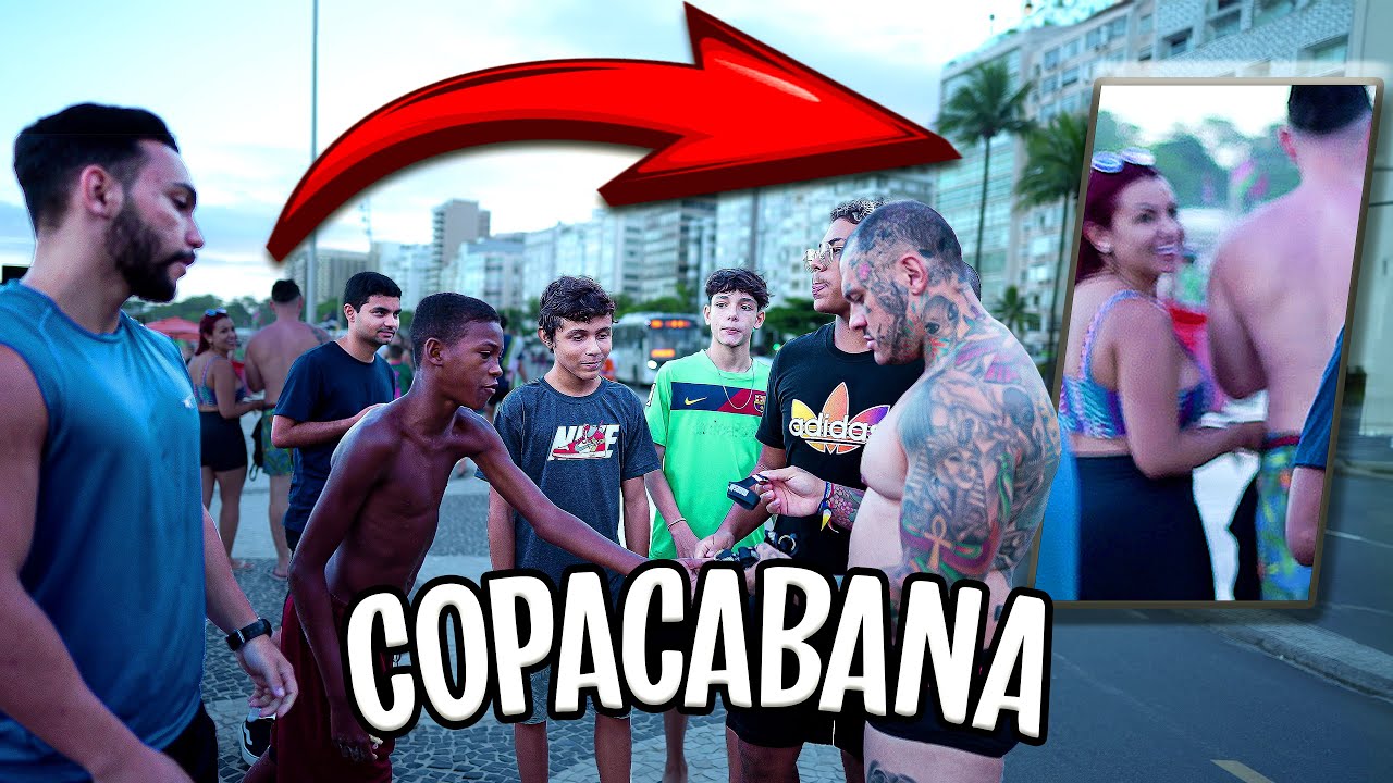 TOGURO BUGOU TUDO NA PRAIA DE COPACABANA *todo mundo ficou olhando*