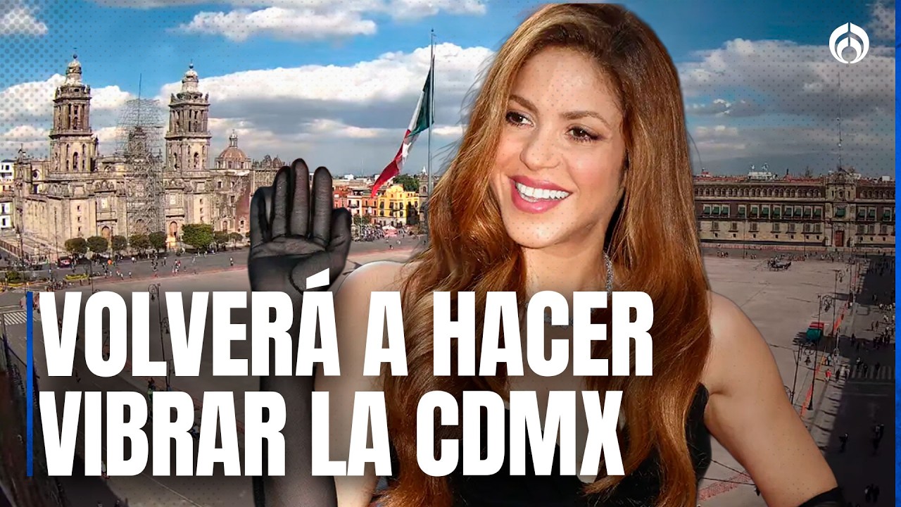 Hasta ahora cerca de 40 mil personas se concentran en el Zócalo para ver a Shakira