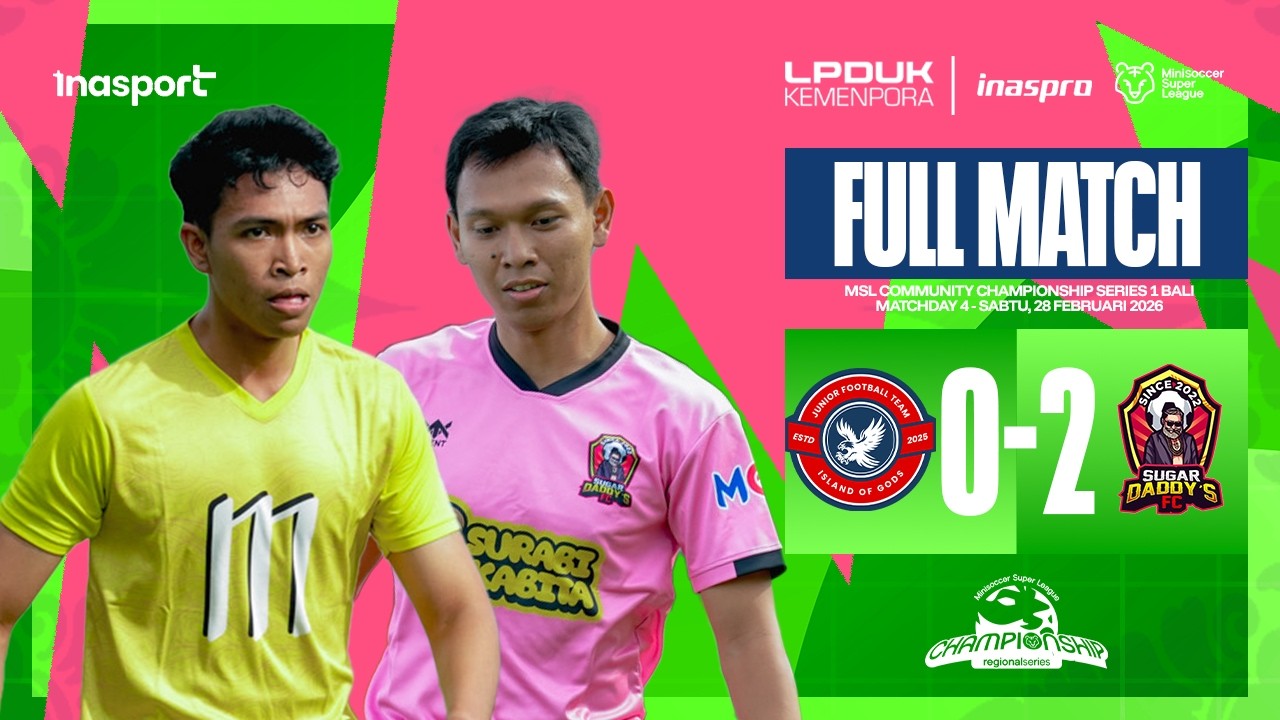 SUGAR DADDY FC VS JUNIOR FC | MINI SOCCER LEAGUE BALI 2026 | MATCHDAY 4