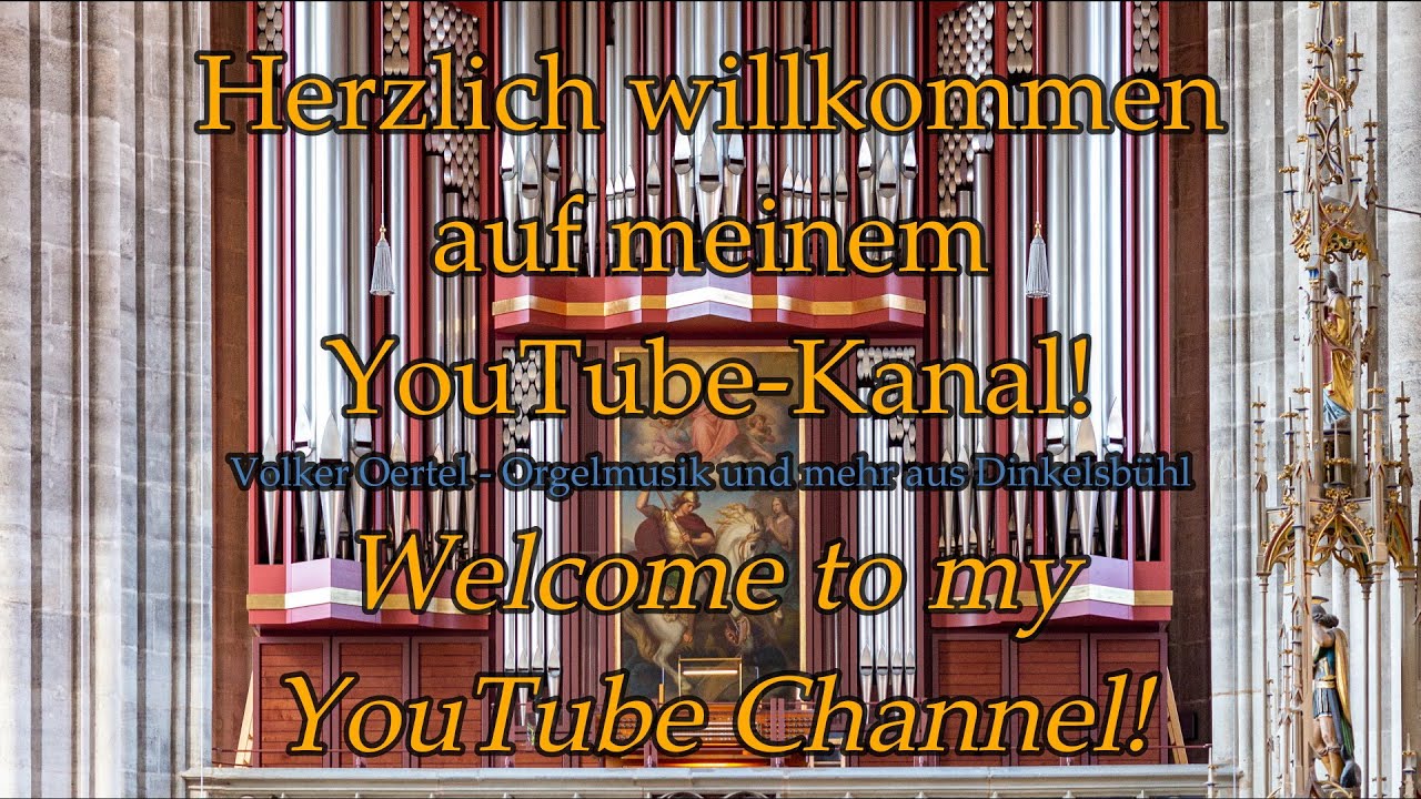 Herzlich willkommen auf meinem YouTube-Kanal &bdquo;dkbvi Volker Oertel&ldquo;!
