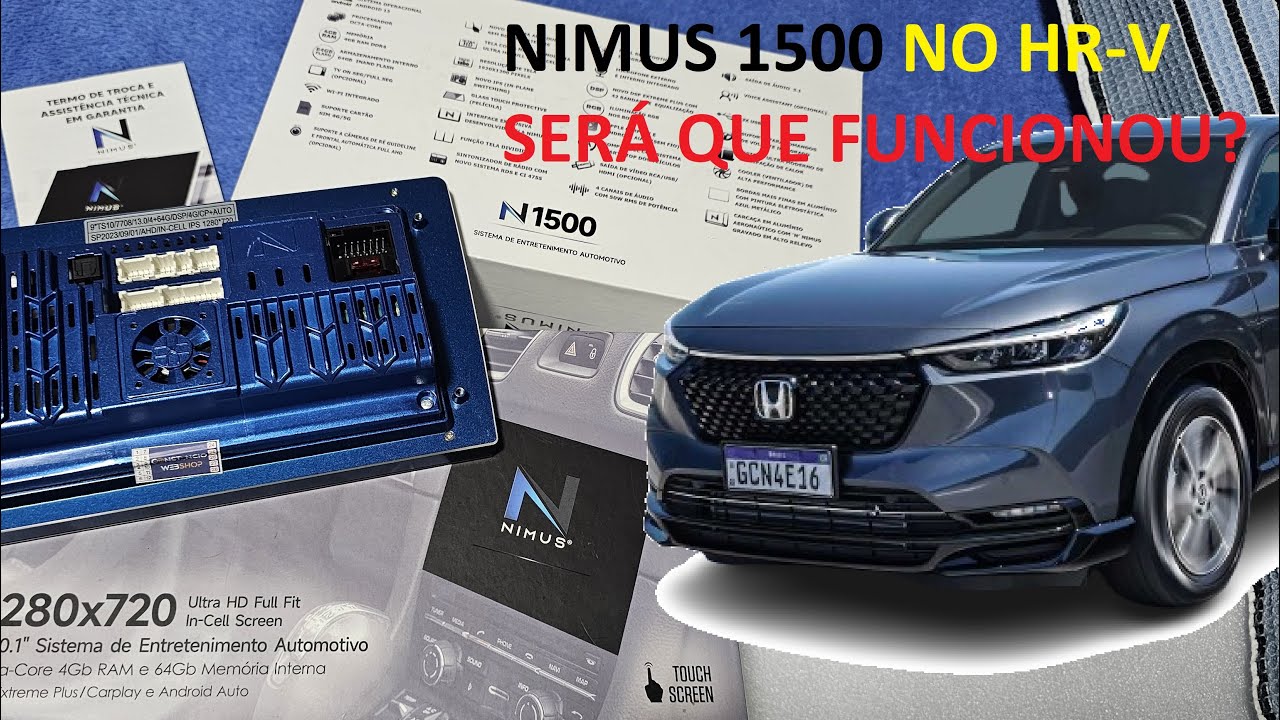 NIMUS N1500  - Teste no Honda HR-V 2023/24 - Mais uma Xingling remarcada???