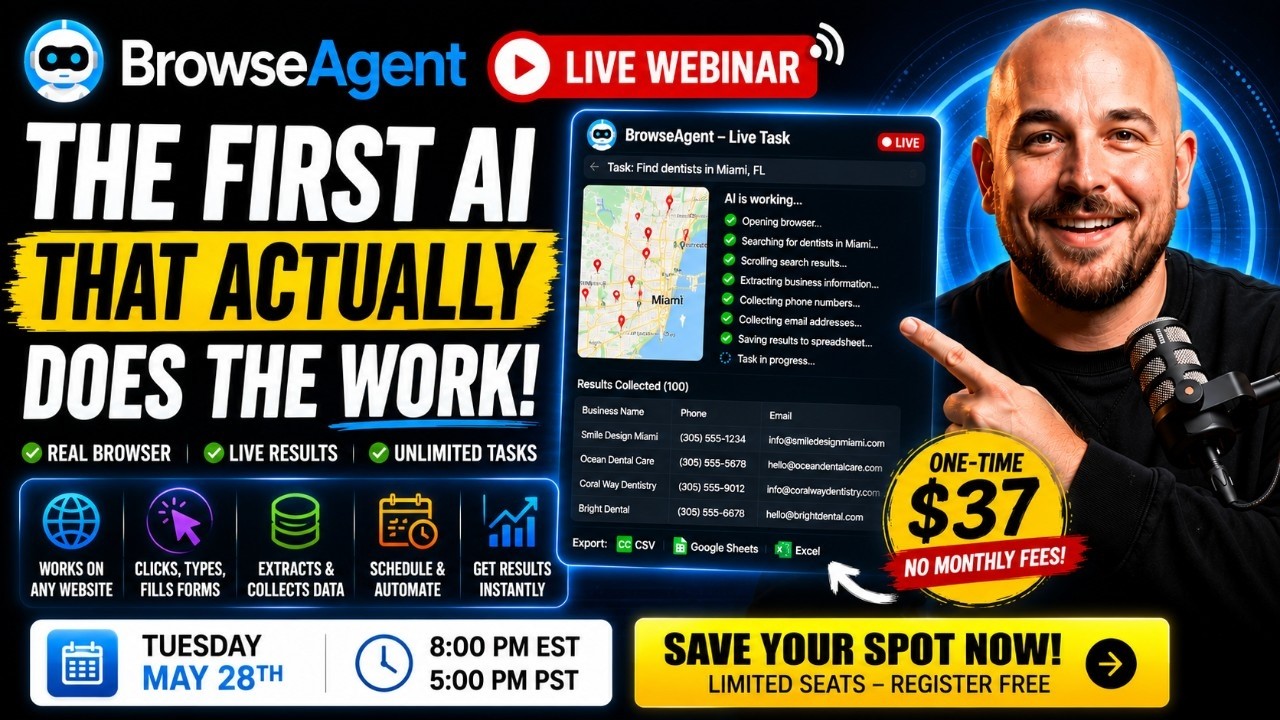 BrowserAgent Webinar Replay: Full Review + OTO Breakdown 🚀 BrowserAgent Review + BONUS 🔴