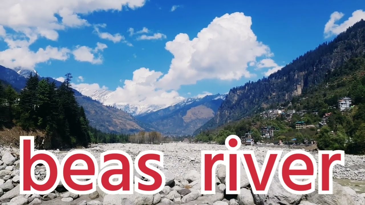Beas river and the snowing mountains travel guide with travel vlogs #my channel #@nomanland-30